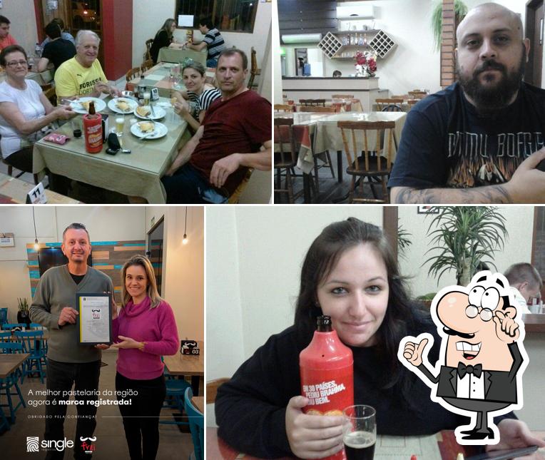 O interior do Frei pastelaria - Teutônia