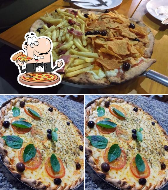 Consiga diversos variedades de pizza