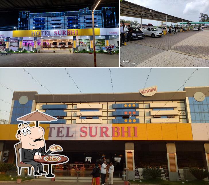 The exterior of Hotel Surbhi (Pure Veg)