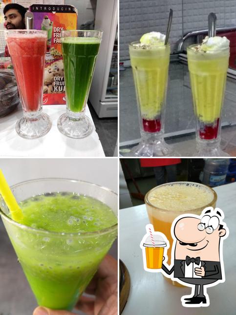 Order various drinks offered by Sreeraj Lassi Bar