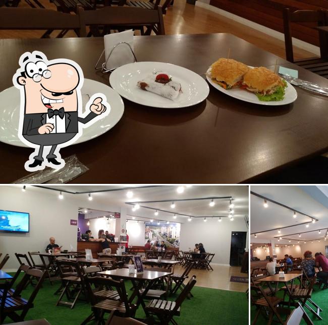 O interior do Açaí da Cidade