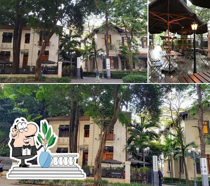 O exterior do Le Pain Quotidien