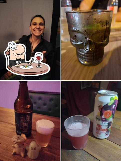 Comida em Bar Flor da Lua