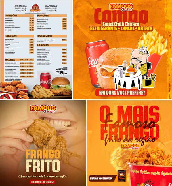 Comida em Famous Chicken - Arapongas