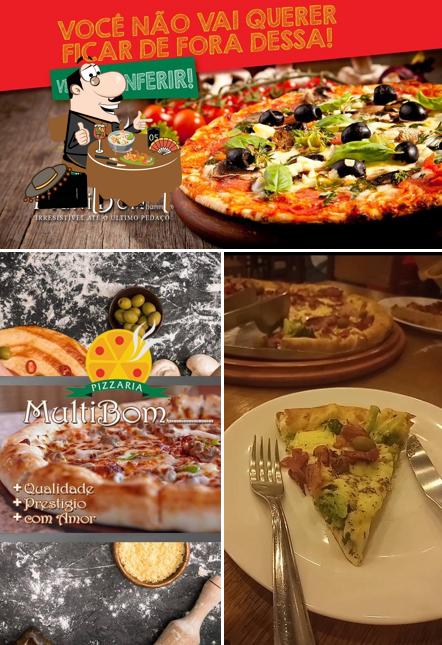 Comida em Pizzaria Multibom