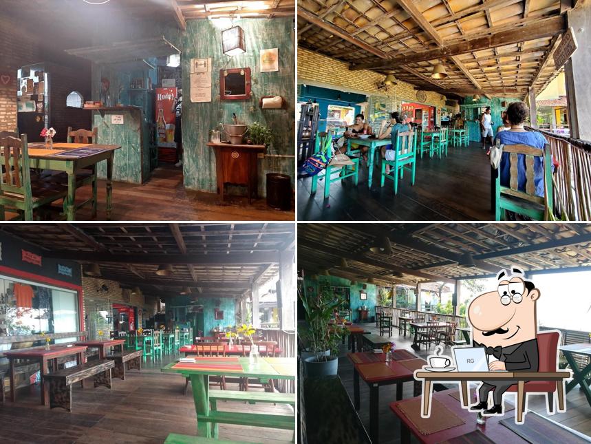 O interior do Quintal Restaurante e Tapiocaria