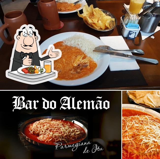 Comida em Bar do Alemão