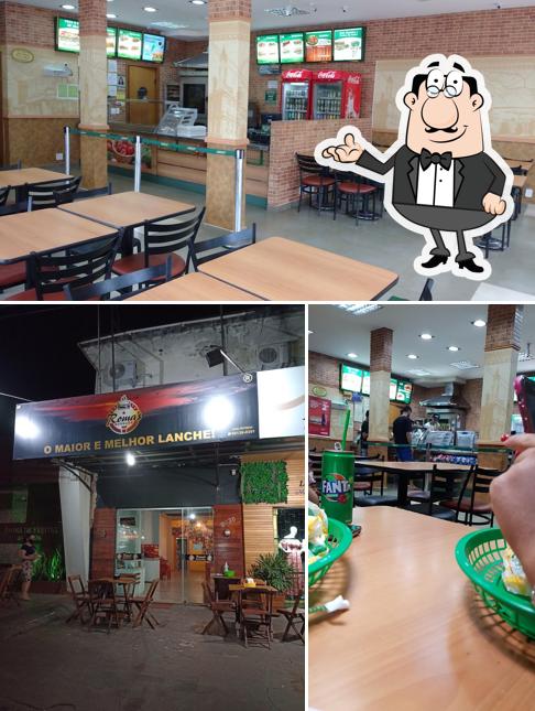 O interior do Subway Cacoal