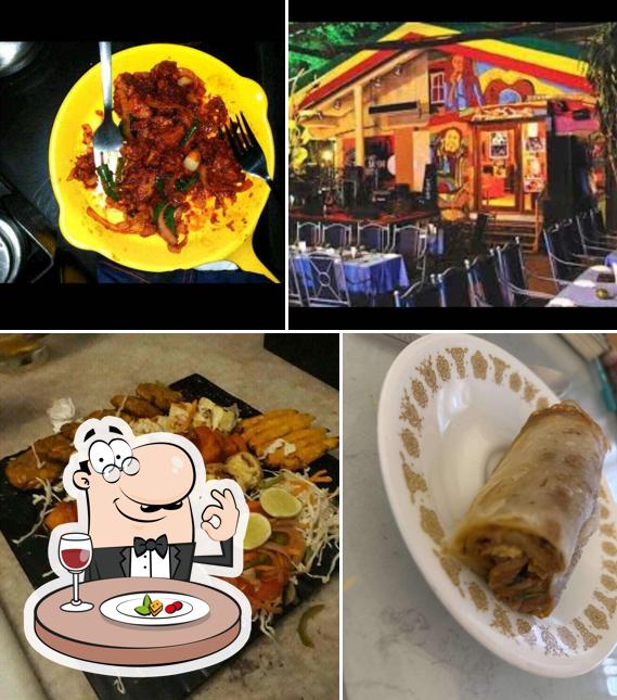 Food at High Spirits Cafe