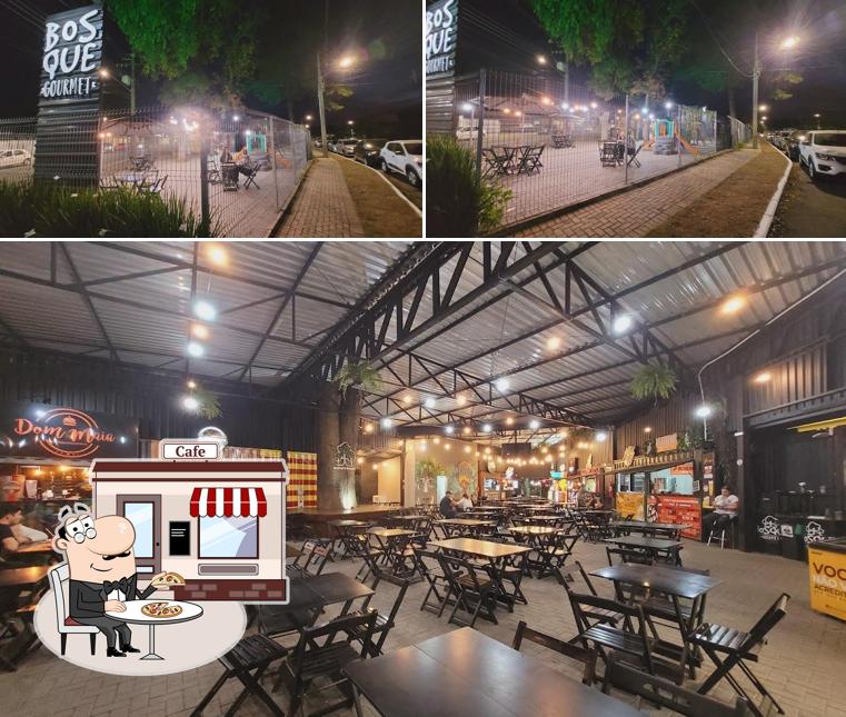 O exterior do Bosque Gourmet