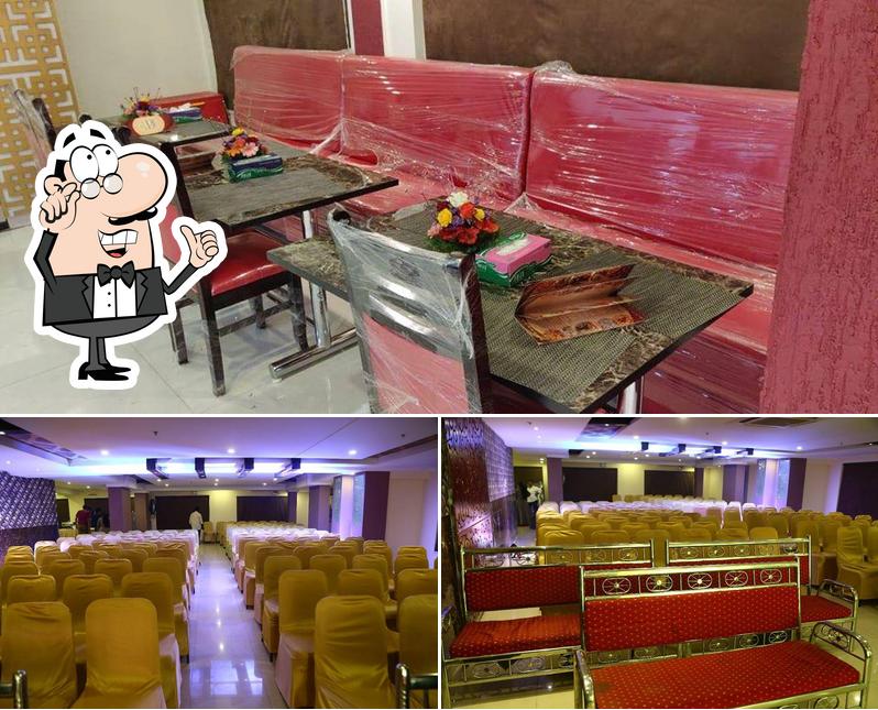 The interior of NAKSH BANQETS AND RESTAURENT