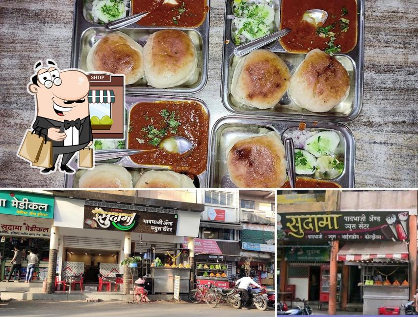 Check out how Sudama PavBhaji looks outside
