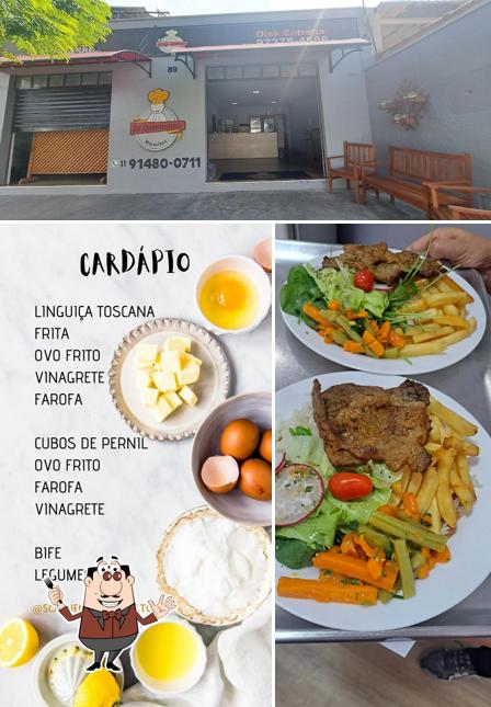 A ilustração do Restaurante Só Quentinhas - Entrega de Marmitex - Jd. Saltense em Salto - SP’s comida e interior