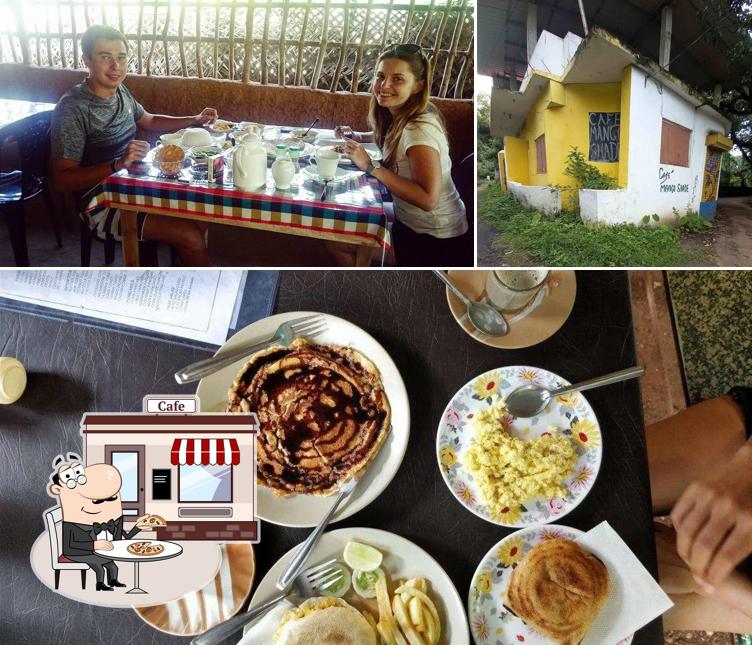 The exterior of Cafe Mango Shade