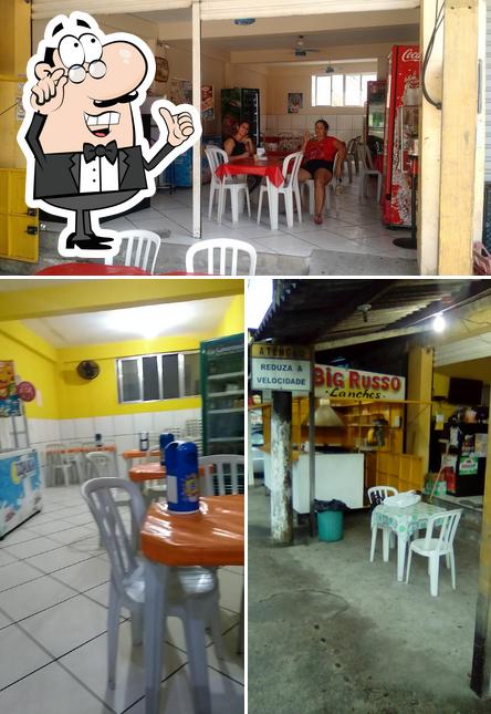 O interior do Big Russo - Burguer e Lanches