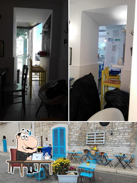 Gli interni di Bar Baba Yaga