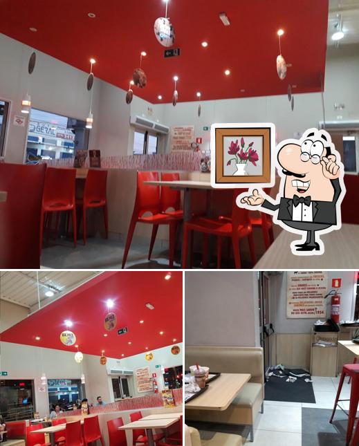 Veja imagens do interior do Burger King