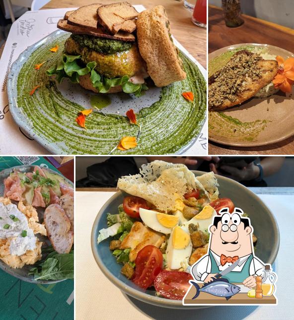 Salmão grelhado em Manu Tenório Culinária Saudável - Jaqueira