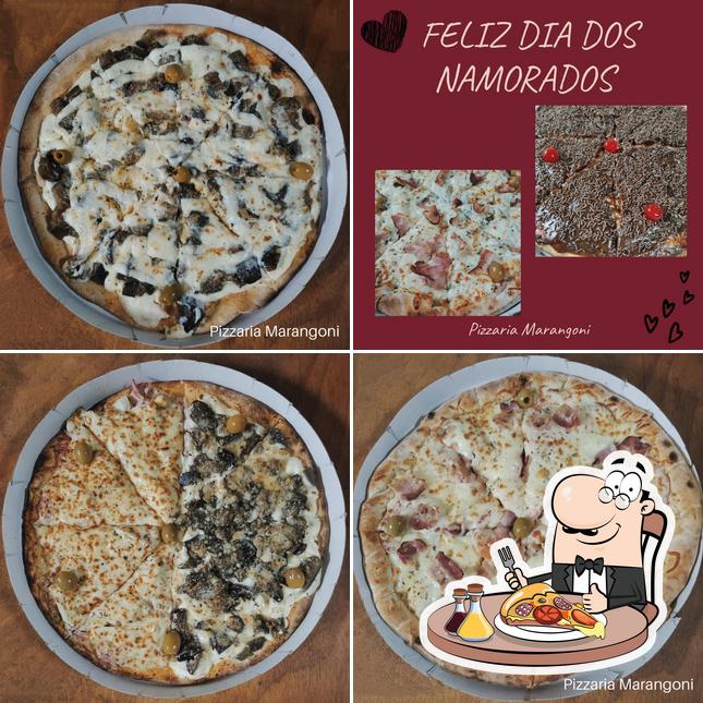 No PIZZARIA MARANGONI, você pode desfrutar de pizza