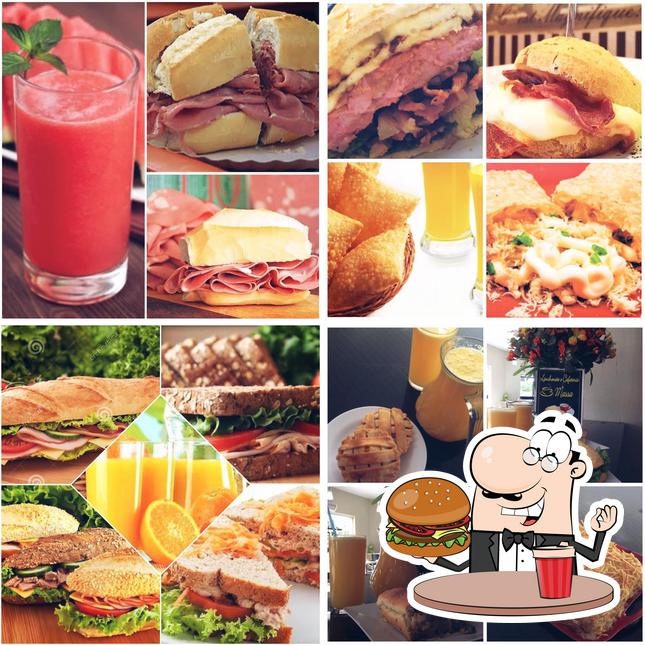 Experimente um hambúrguer no Lanchonete e Cafeteria Massa