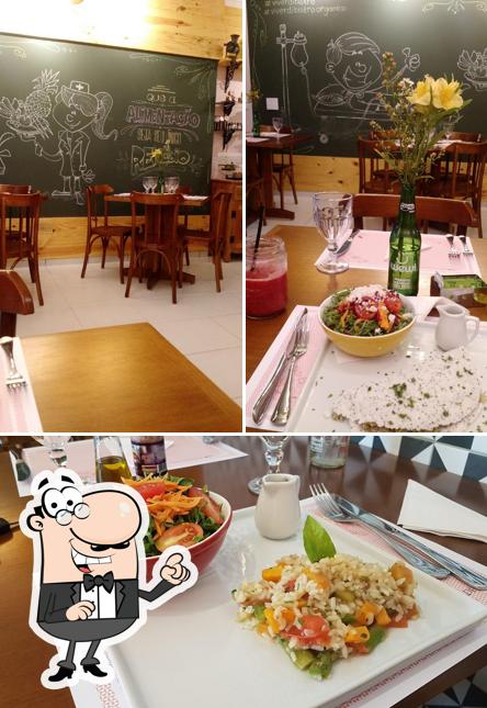 Esta é a foto ilustrando interior e comida no Viverdi Bistrô