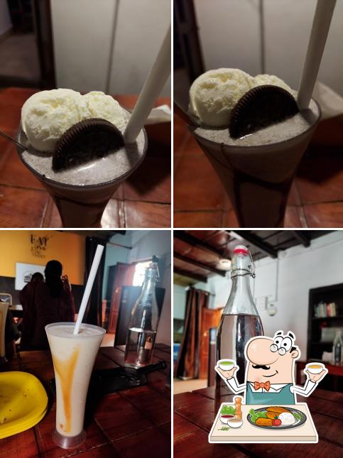 The picture of food and drink at Cafe Hub