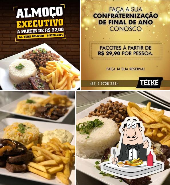 Experimente cbatatas fritas francesas no Teike Bar e Restaurante