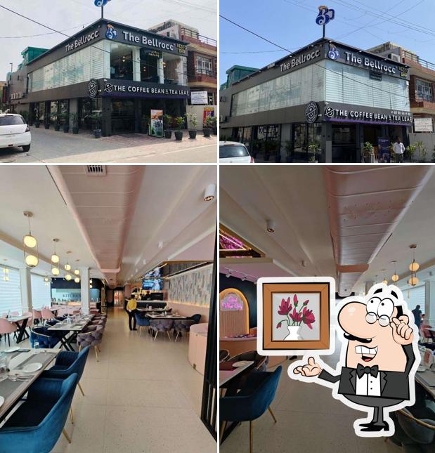 The restaurant's interior and exterior