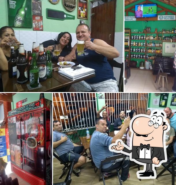 O interior do Bar Do Luciano