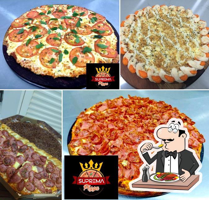Comida em Suprema Pizza
