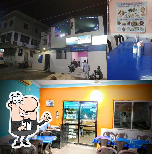 The interior of Rk Restaurant