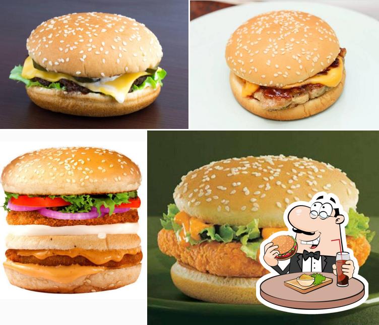 Get a burger at The coffeesthan jaipur