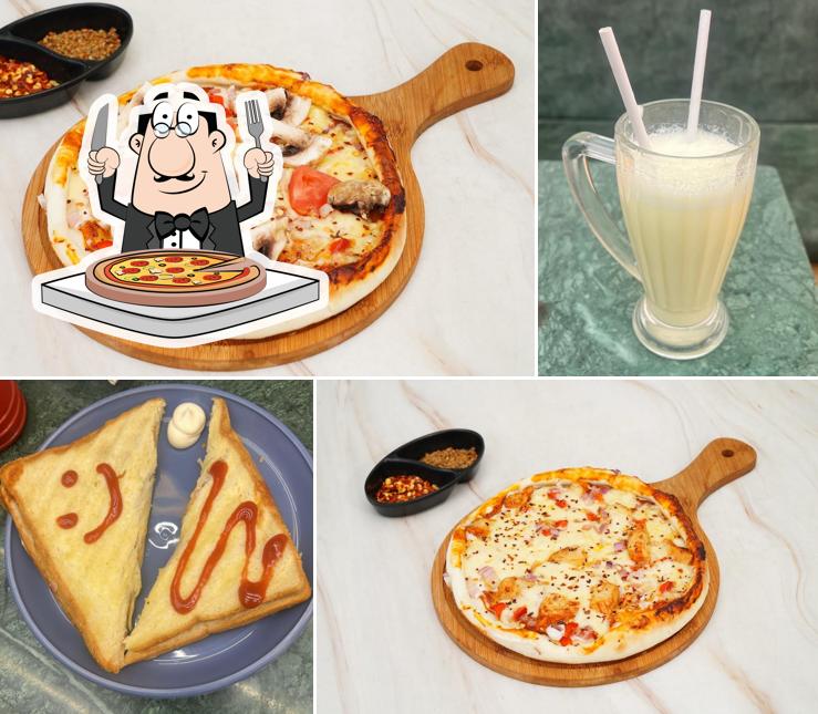 Try out pizza at Palm Cafe & Restaurant