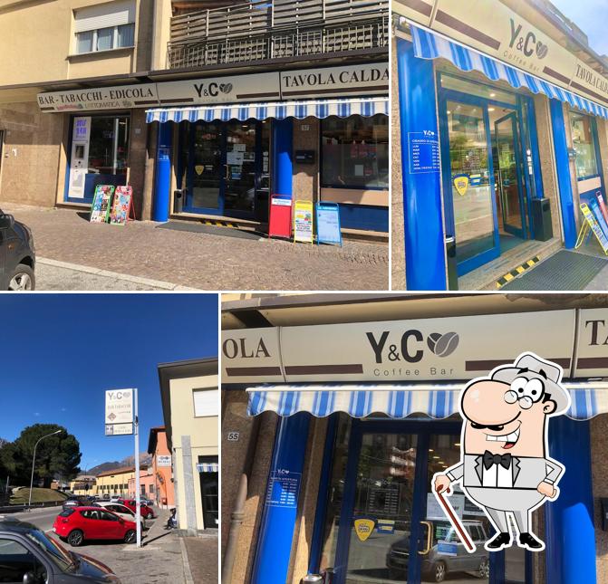 Gli esterni di Y&C Coffee Bar