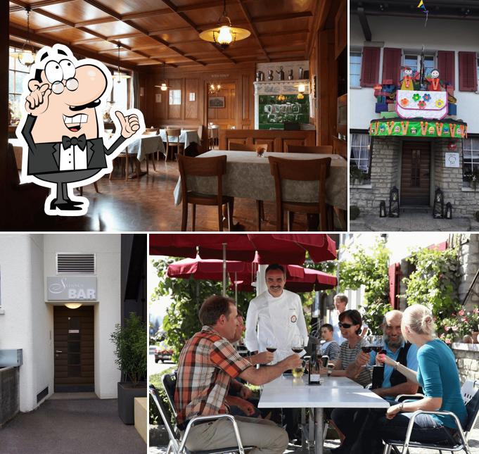 Gli interni di Hotel Restaurant zum Sternen