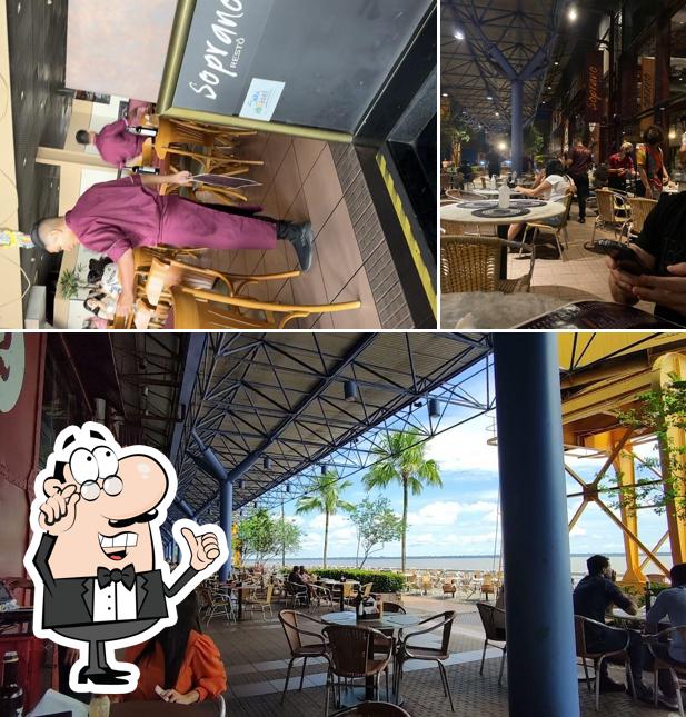 Veja imagens do interior do Soprano Restô