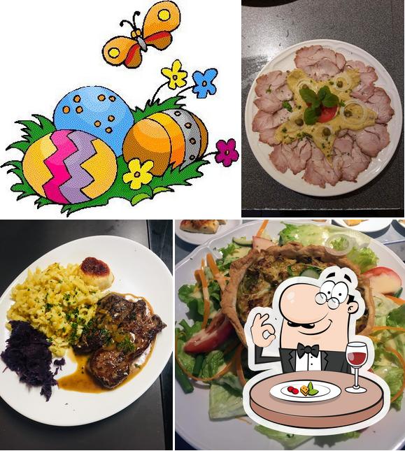 Platti al Restaurant Au Rendez-Vous