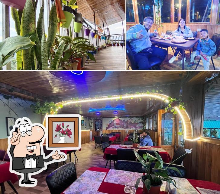 The interior of DownTown Cafe and Restaurant