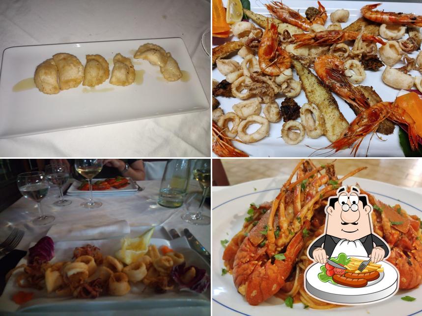 Platti al Ristorante Ragno Blu