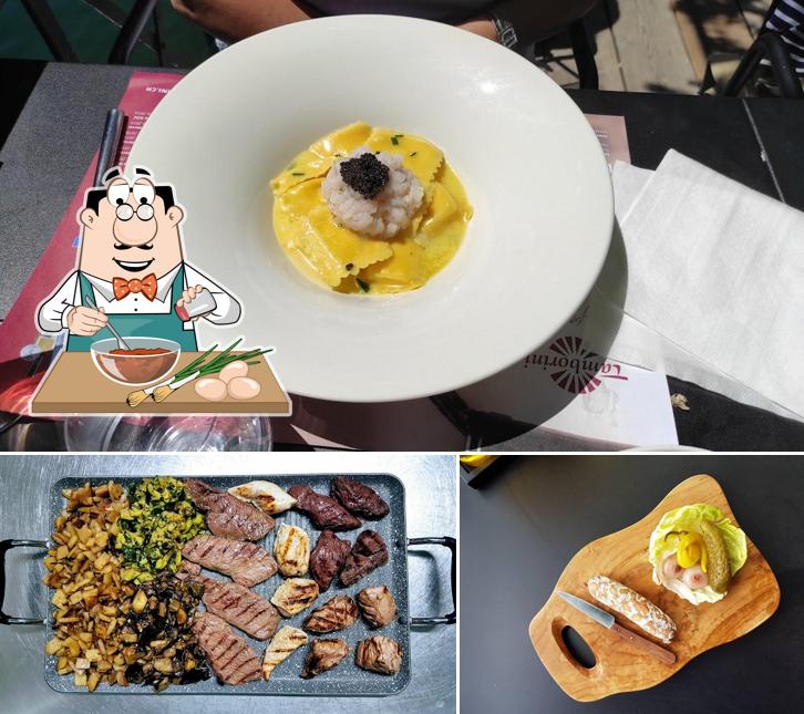 Ravioli al Osteria la Terrazza sul Lago