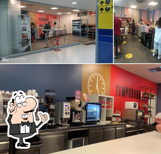 Gli interni di Temporary Bar - Afragola Stazione