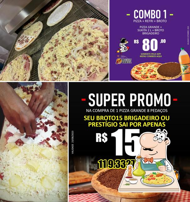 Platos en Rocket Brasil - Pizzaria e Restaurante em Carapicuiba