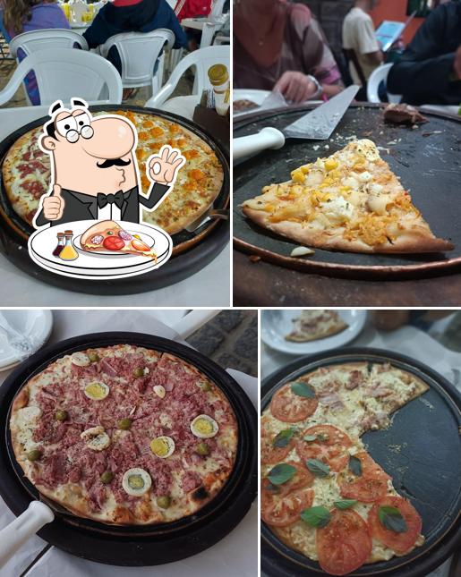 Escolha diversos tipos de pizza