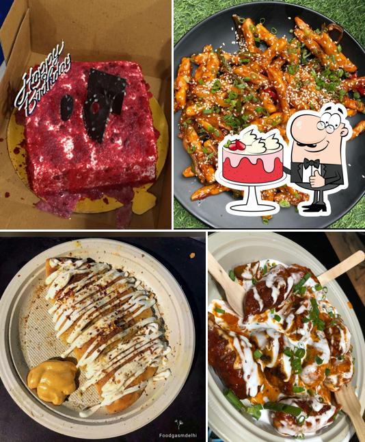 Red velvet cake at Bellyfull