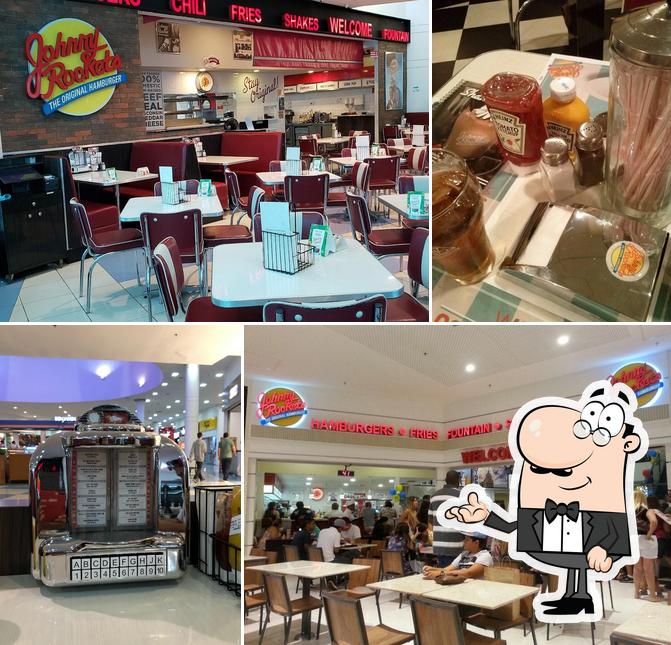 O interior do Johnny Rockets @ Internacional Shopping