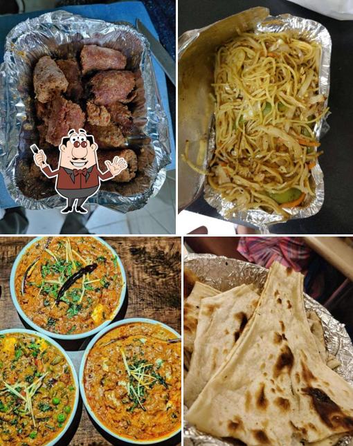 Food at Lazeez Kebabs & Curries Restaurant