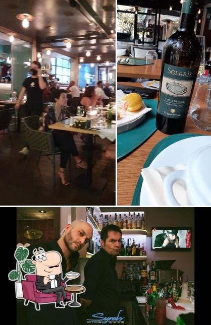 Gli interni di Syrah Wine Cafe' di Sichi Massimiliano