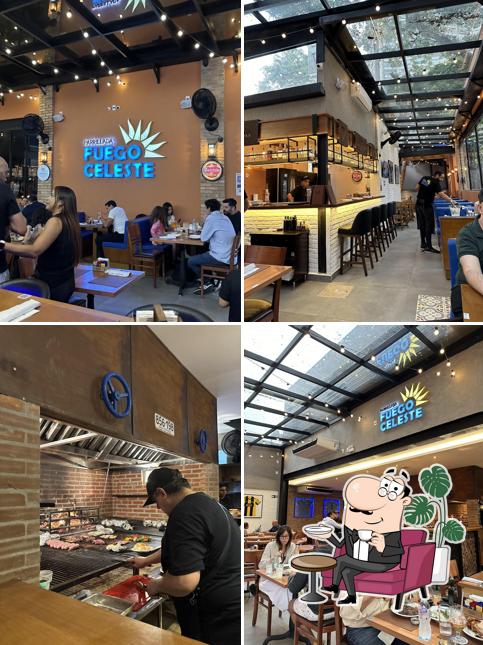 O interior do Parrillada Fuego Celeste - Unidade Pinheiros