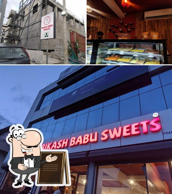 Check out how Bikash Babu Sweets looks outside