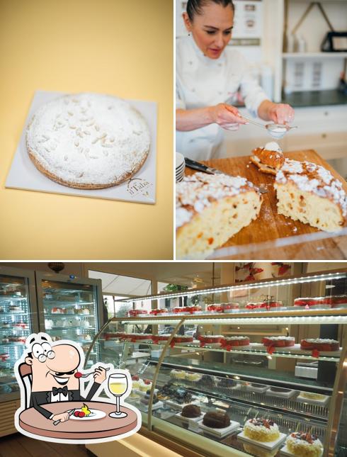 Platti al Gelateria Pasticceria Il Taba dolce di latte